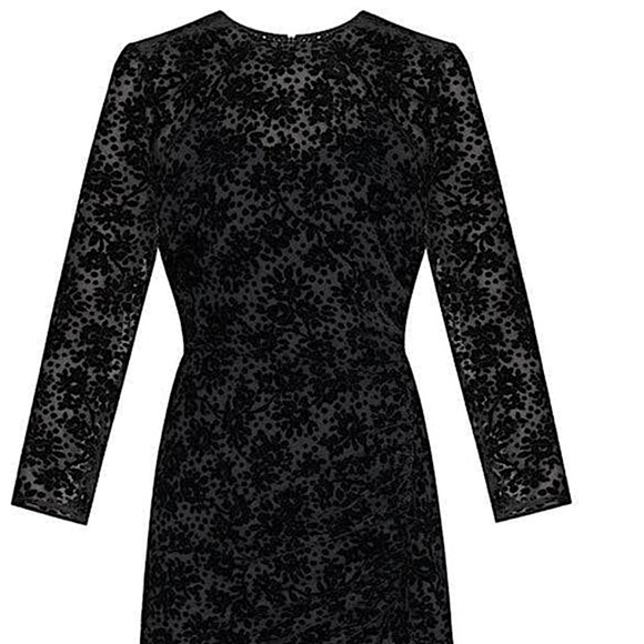 veronica beard LALA BURNOUT VELVET DRESS - Picture 7 of 14